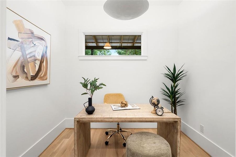 Furnished interior view inside a new home in , Atlanta (Image 9).