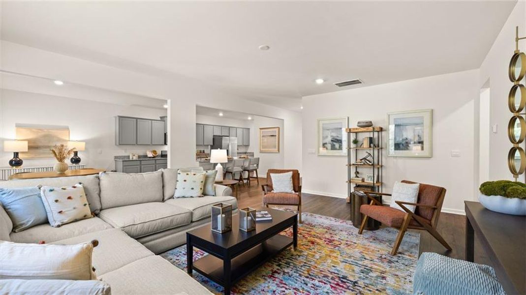 Furnished interior view inside a new home in Bridle Creek, Locust Grove (Image 48).