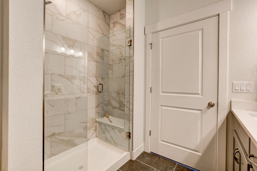 Representative furnished interior of a home built from the The Cambridge by Landmark Homes in The Lakes at Centerra, Loveland (Image 22).