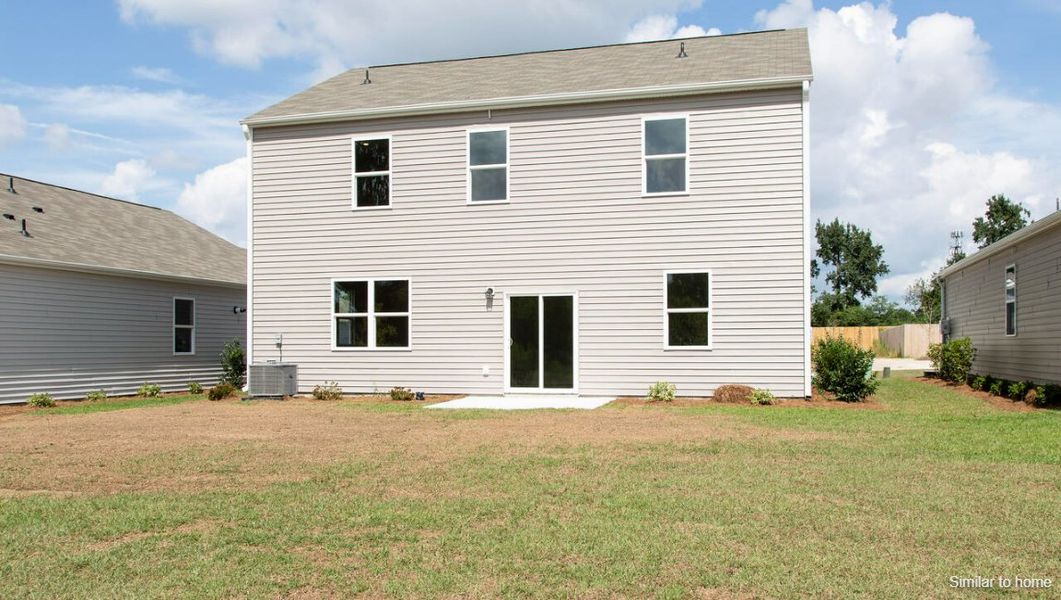 Exterior details and patio area of a home in Saltgrass Landing, Winnabow (Image 3).