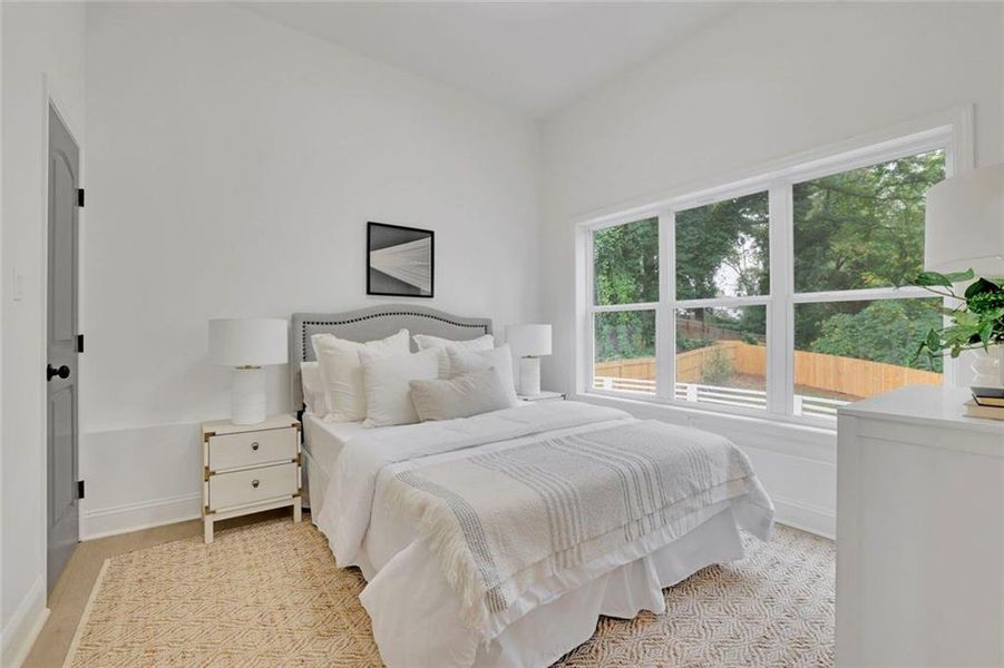 Furnished interior view inside a new home in , Atlanta (Image 12).