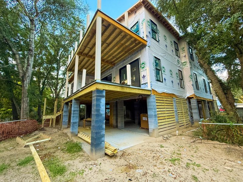 In-progress construction of a new home in , Isle Of Palms, SC (Image 3).