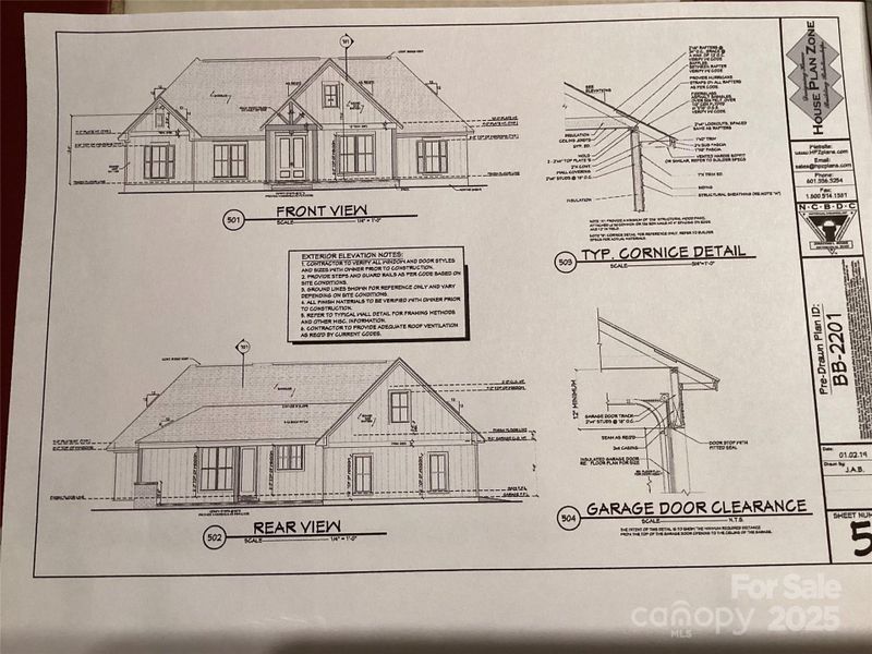 Front and rear view of home.