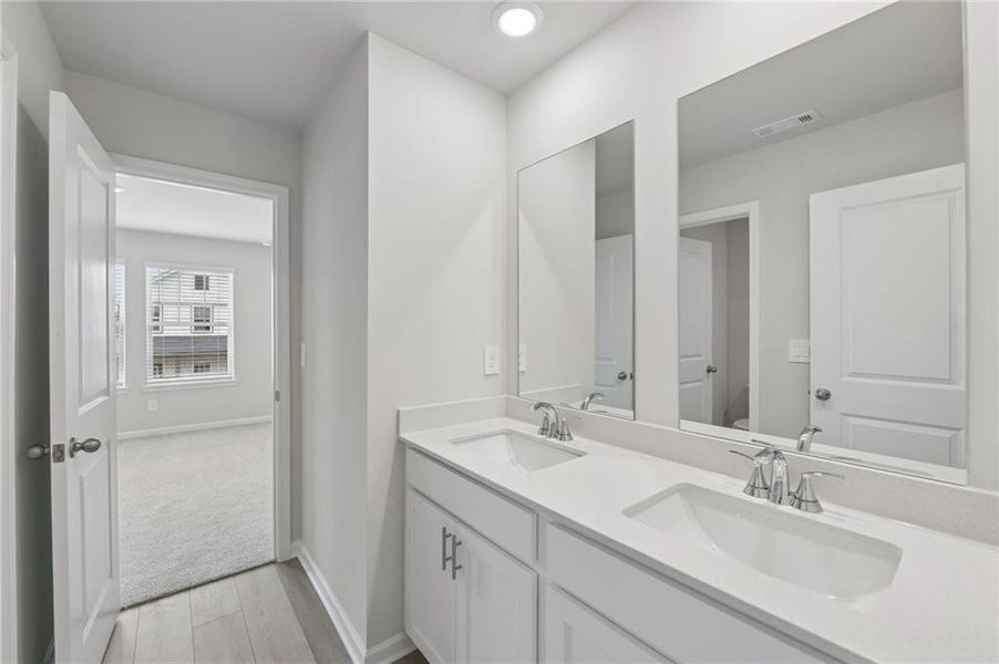 Furnished interior view inside a new home in Martin Springs - Cottage Series, Lawrenceville (Image 10).