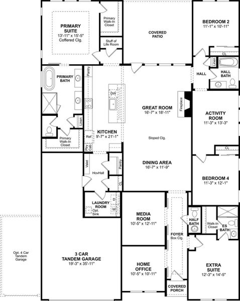 The Geneva floor plan by K. Hovnanian Homes. 1st Floor Shown. *Prices, plans, dimensions, features, specifications, materials, and availability of homes or communities are subject to change without notice or obligation. The Geneva floor plan by K. Hovnanian Homes. 1st Floor Shown. *Prices, plans, dimensions, features, specifications, materials, and availability of homes or communities are subject to change without notice or obligation.