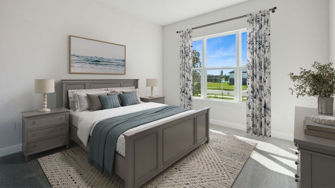 Furnished interior view inside a new home in Buena Lago, St. Cloud (Image 13).