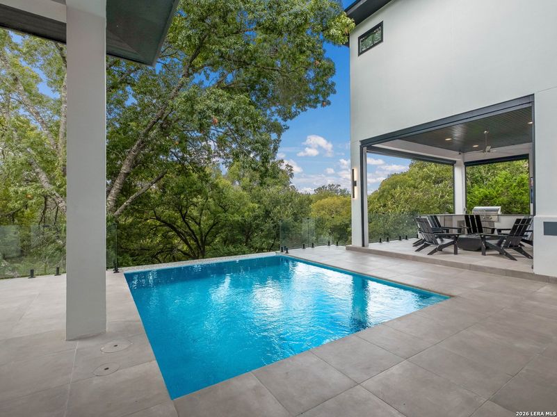 Exterior details and patio area of a home in , Bulverde (Image 22).