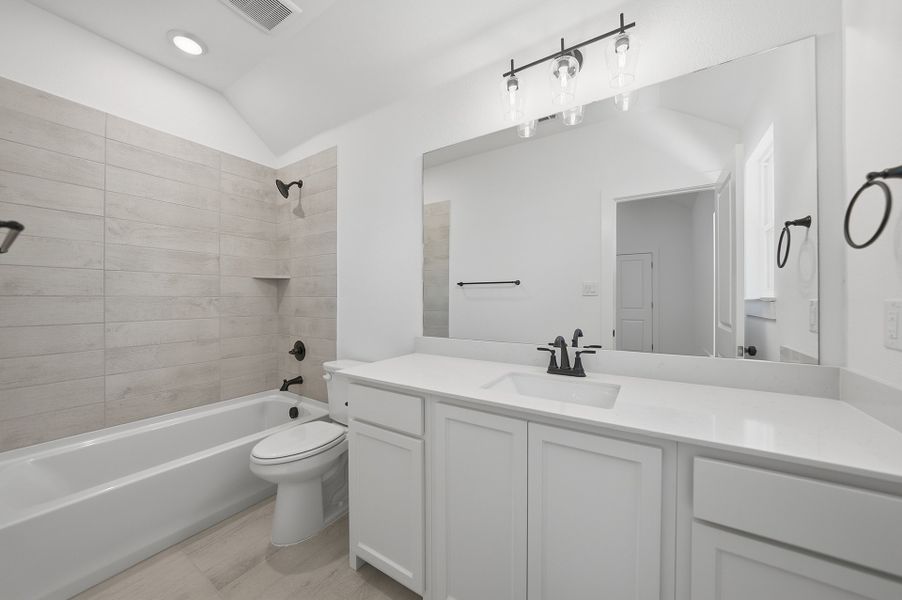 Furnished interior view inside a new home in Tavolo Park, Fort Worth (Image 13).