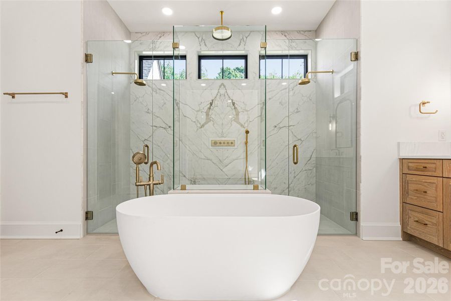 Primary suite bathroom
