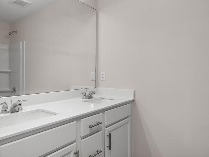 Close-up of interior finishes inside a home in Retreat at North Main, Lillington (Image 8).