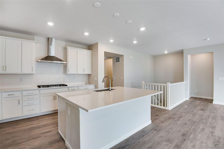 Furnished interior view inside a new home in Ensemble at The Aurora Highlands, Aurora (Image 11).