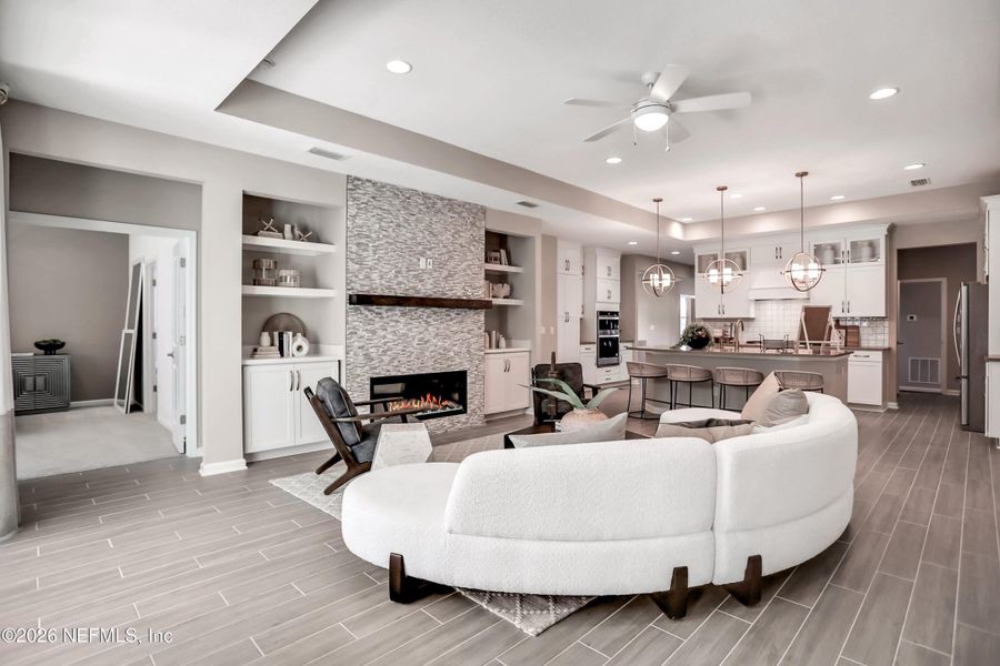 Furnished interior view inside a new home in , Green Cove Springs (Image 45). Furnished interior view inside a new home in , Green Cove Springs (Image 45).