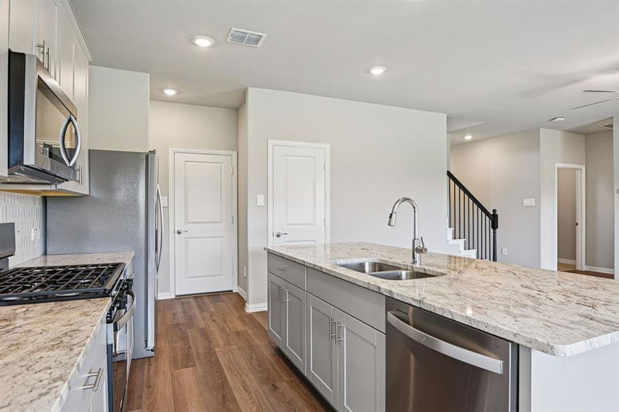 Photo is not of the actual home, but is an inspirational photo of builder’s model home and may depict options, furnishings, and/or decorator features that are not included.