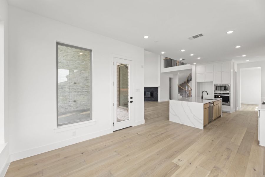 Representative unfurnished interior of a home built from the 5042 by Tradition Homes in Lakewood at Brookhollow – 60′ Lots, Prosper (Image 23).