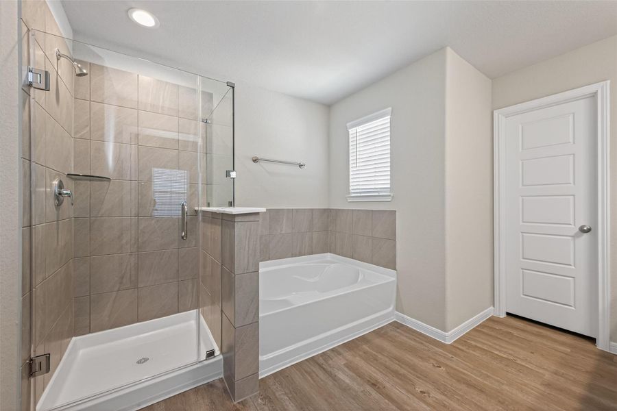 Furnished interior view inside a new home in Woodland Lakes, Houston (Image 10).