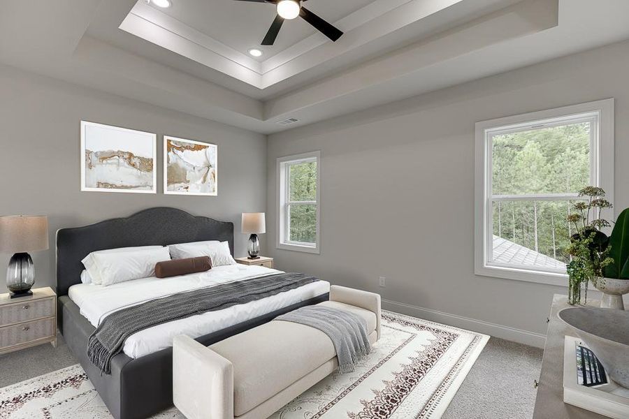 Furnished interior view inside a new home in , Bishop (Image 15).