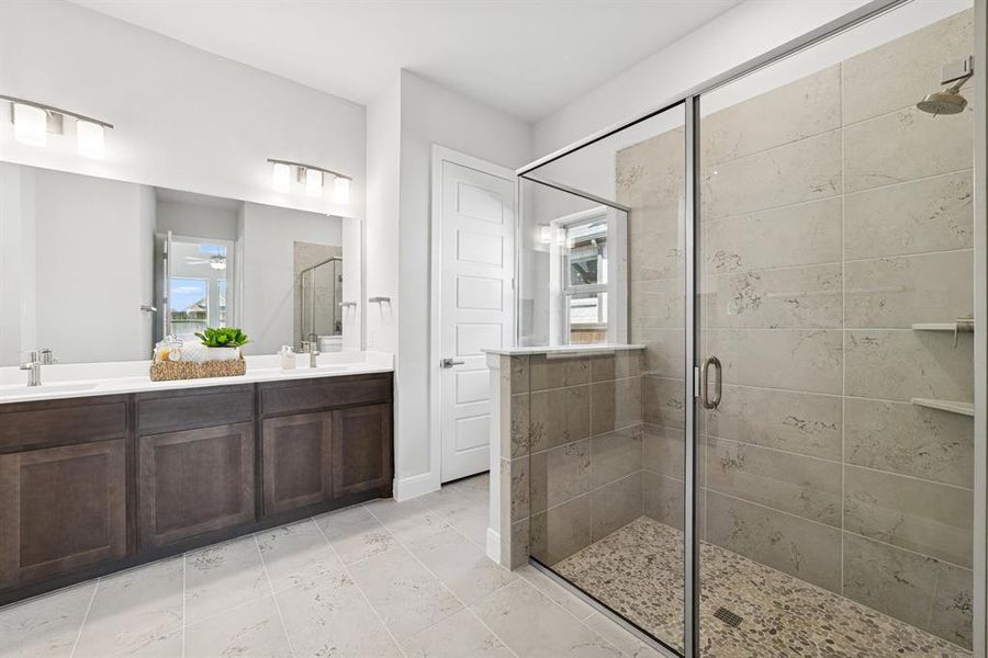 Furnished interior view inside a new home in Sandbrock Ranch, Aubrey (Image 11). Furnished interior view inside a new home in Sandbrock Ranch, Aubrey (Image 11).