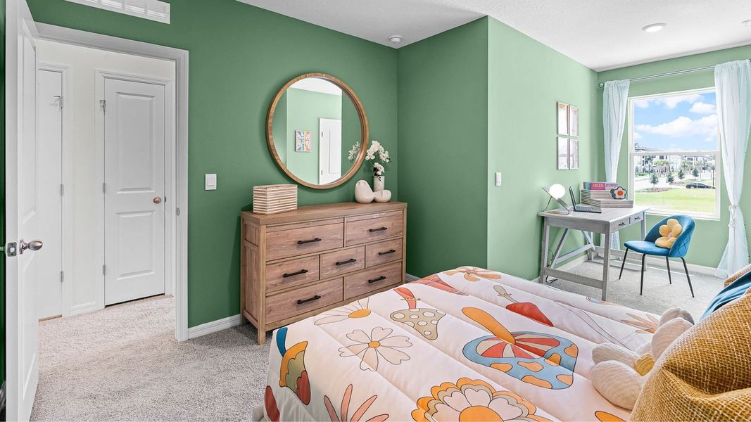 Furnished interior view inside a new home in Nona West, Orlando (Image 13).