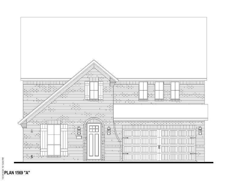 Plan 1569 Elevation A