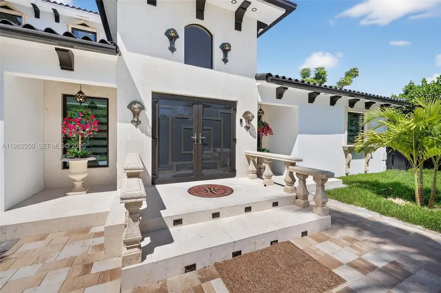 Exterior details and patio area of a home in , Biscayne Park (Image 4).