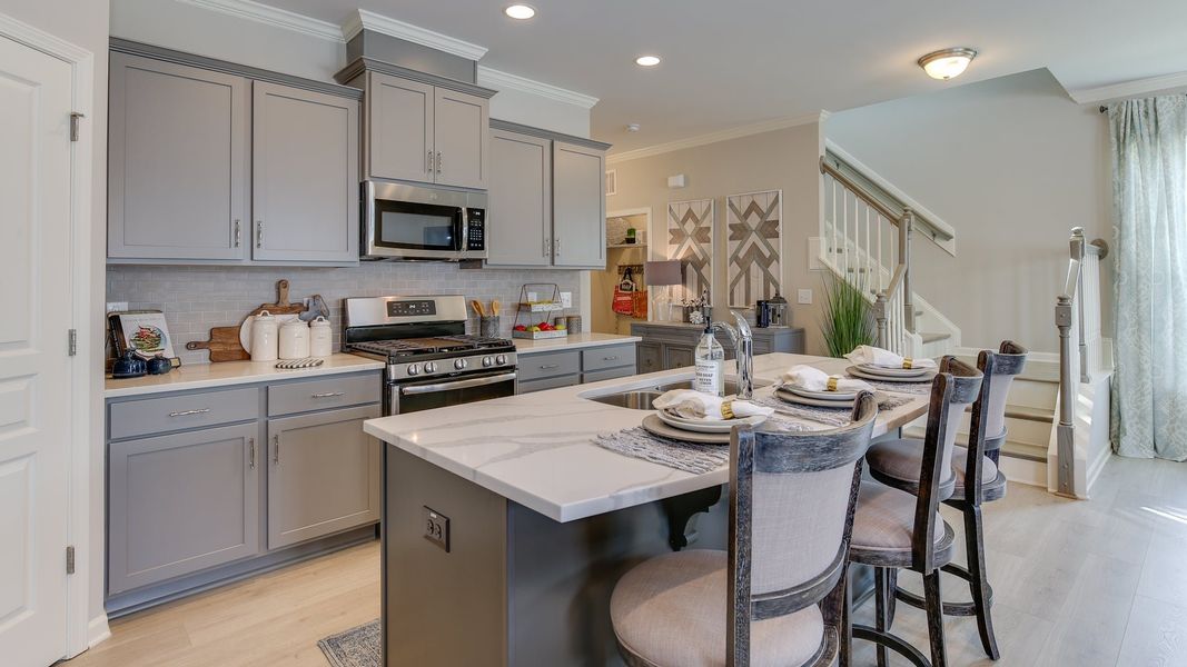 Representative furnished interior of a home built from the The Waterlily by Chesapeake Homes in Riverwalk Pointe, Leland (Image 6).