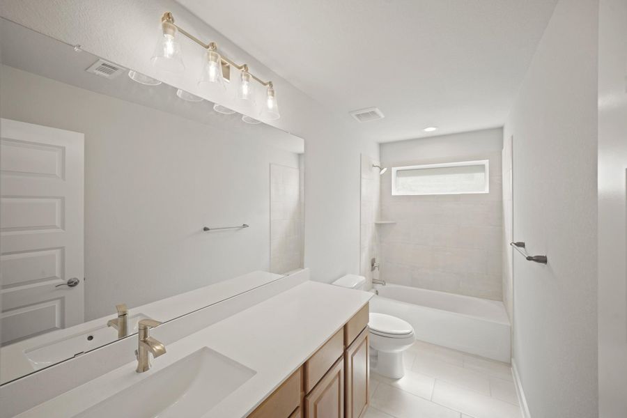 Furnished interior view inside a new home in Morton Creek Ranch, Katy (Image 8).