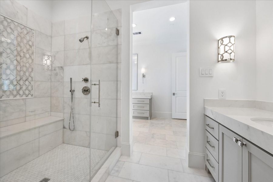 This home is curated to exude timelessness through the meticulously selected materials and finishes.