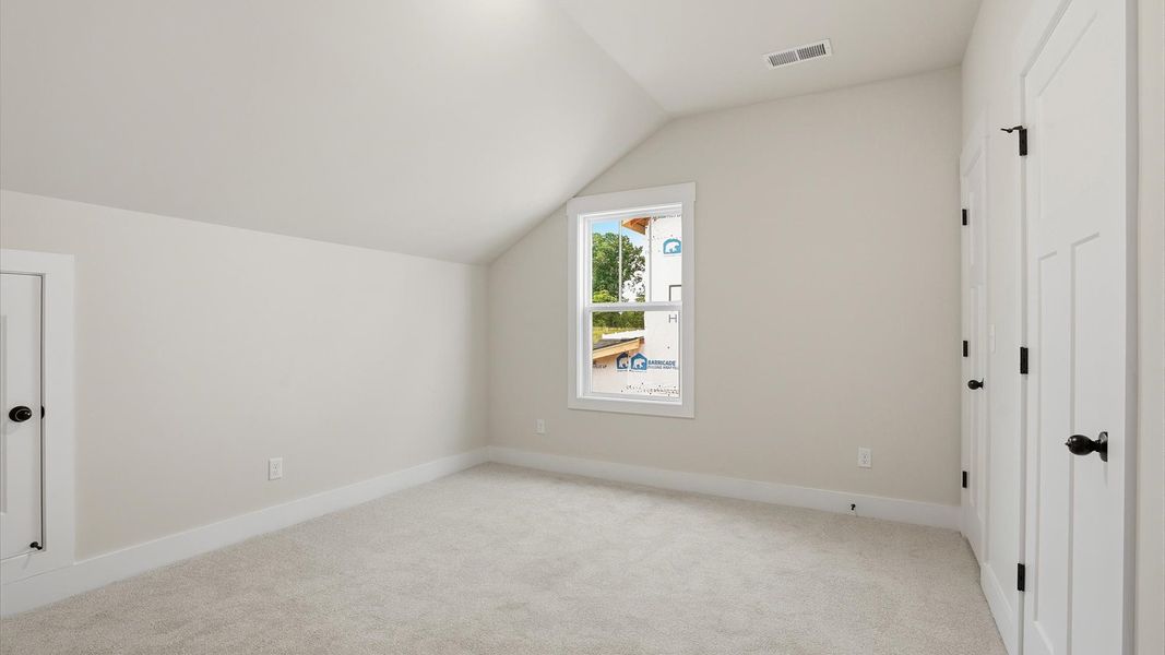 Furnished interior view inside a new home in Fox Hollow, Spartanburg (Image 29). Furnished interior view inside a new home in Fox Hollow, Spartanburg (Image 29).
