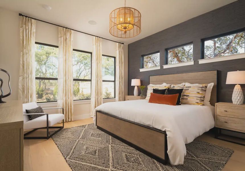 Furnished interior view inside a new home in Parmer Ranch, Georgetown (Image 12).