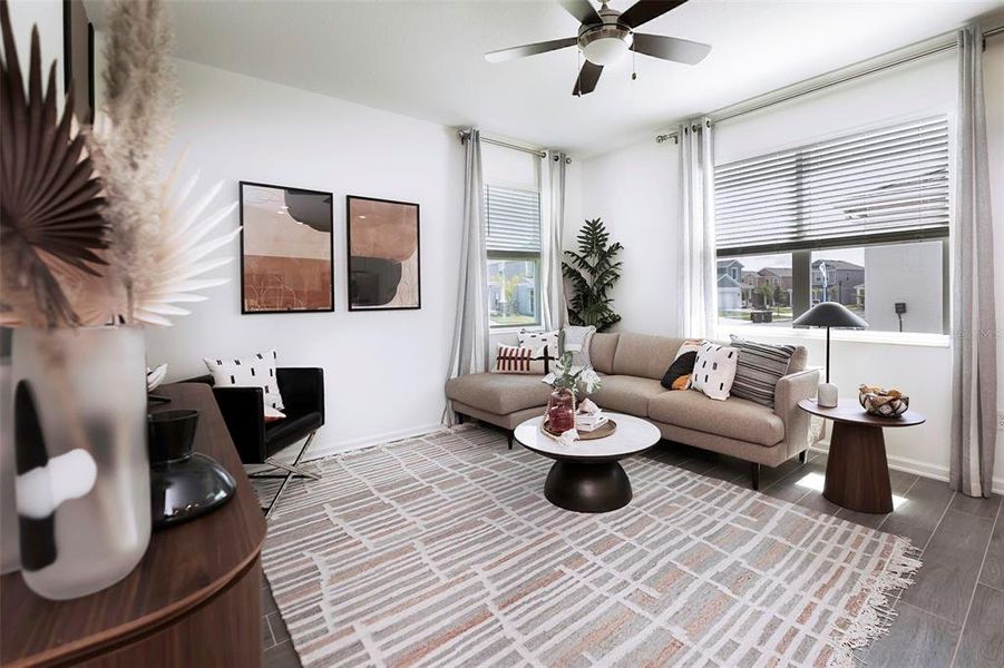 Furnished interior view inside a new home in , Clermont (Image 20).