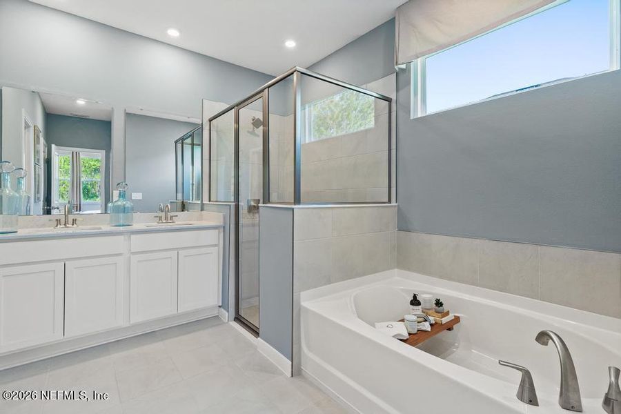 Furnished interior view inside a new home in Seminole Palms, Palm Coast (Image 18).