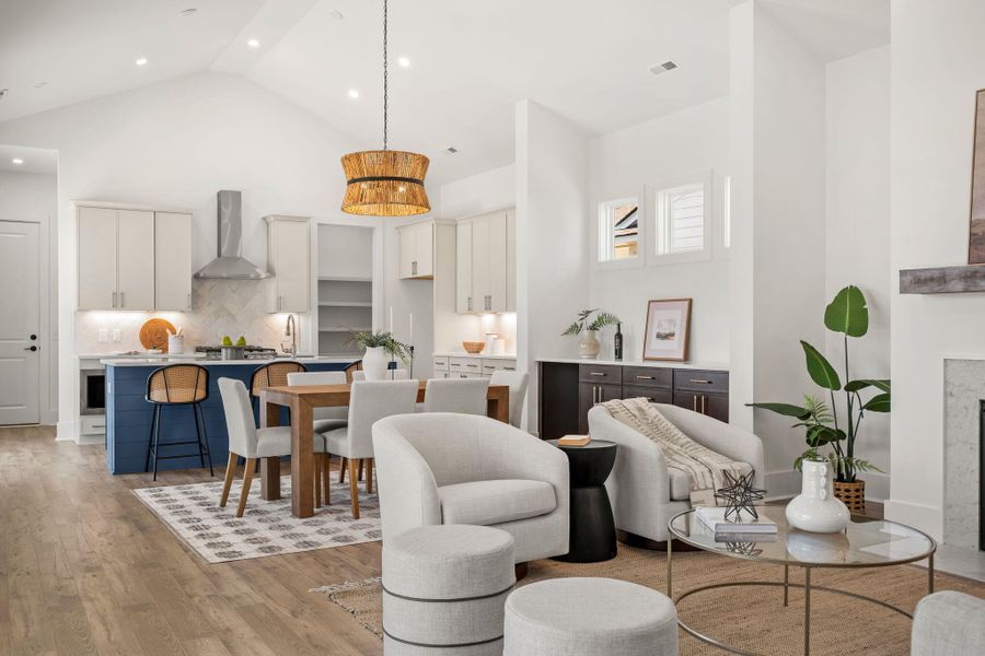 Furnished interior view inside a new home in The Domus Collection at Midtown Nexton, Summerville (Image 17). Furnished interior view inside a new home in The Domus Collection at Midtown Nexton, Summerville (Image 17).