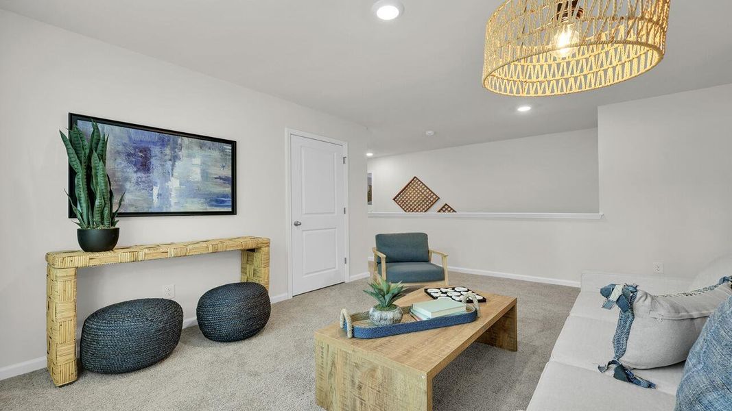 Furnished interior view inside a new home in The Cove at Mallard Crossing, Summerville (Image 16).