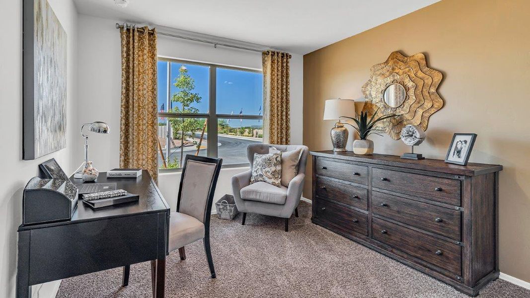 Furnished interior view inside a new home in Senita Crossing, Tucson (Image 47).