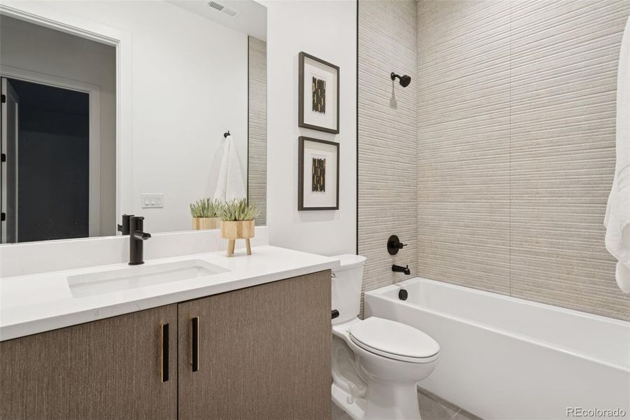 Furnished interior view inside a new home in , Denver (Image 37).