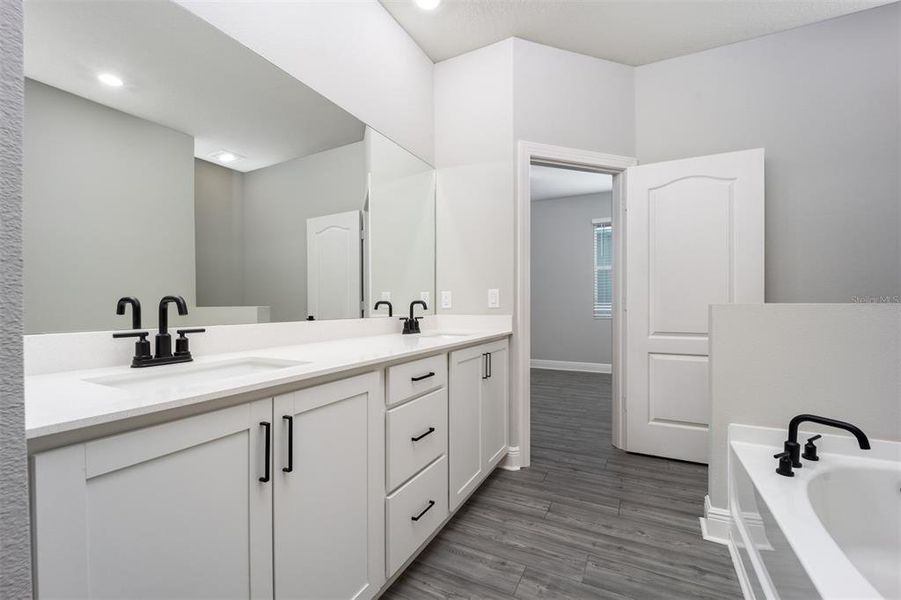 Furnished interior view inside a new home in Gum Lake Preserve, Lake Alfred (Image 5).