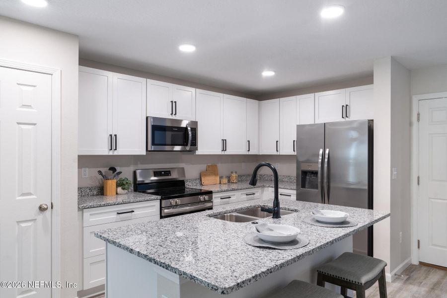 Furnished interior view inside a new home in , Jacksonville (Image 9).