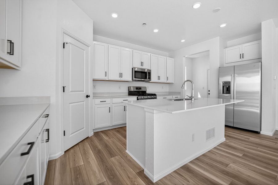Furnished interior view inside a new home in Lake Bluff, Greeley (Image 3).