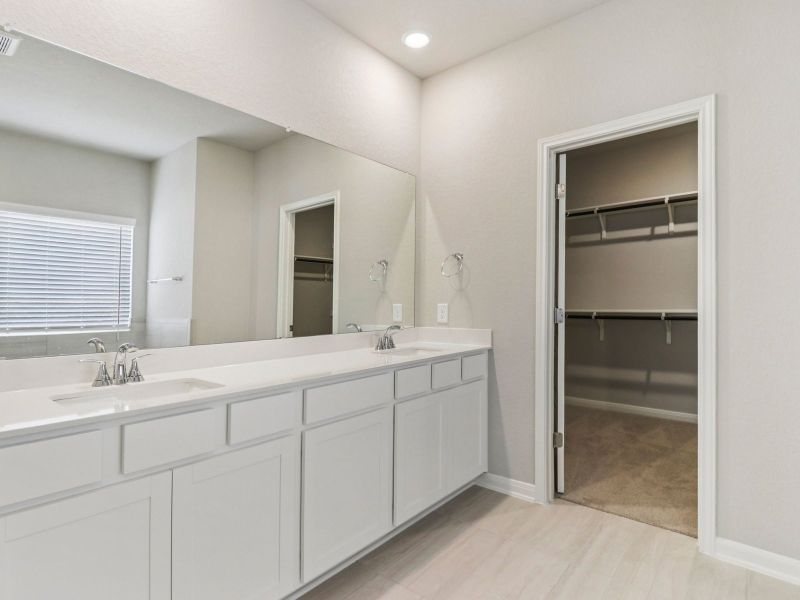 Furnished interior view inside a new home in Sagebrooke - Classic Series, San Antonio (Image 9).