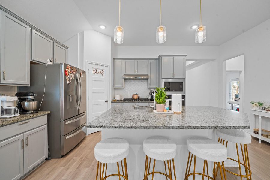 Furnished interior view inside a new home in , Cypress (Image 12).