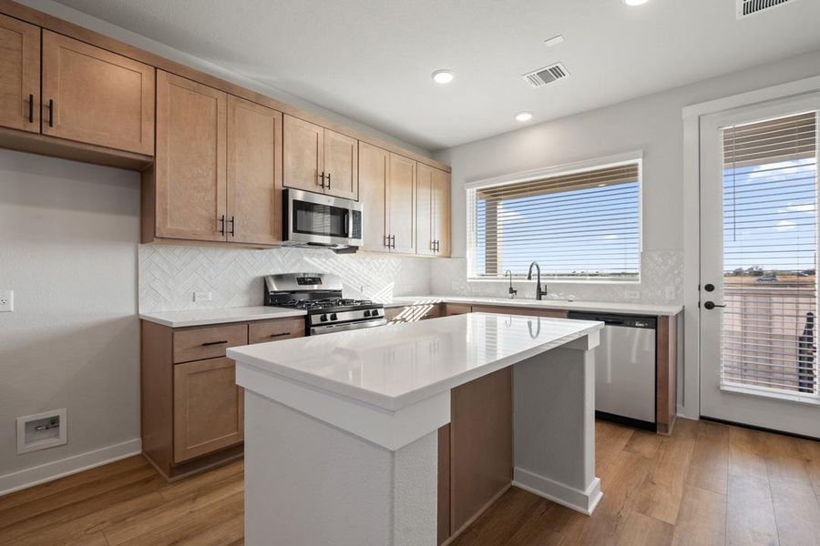 Furnished interior view inside a new home in Union Collection at Park Central, Georgetown (Image 8).