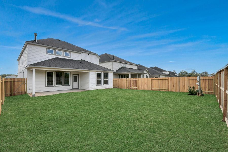 Explore the expansive backyard with its inviting covered patio—a perfect blend of space for the kids to play and adults to unwind. Ideal for creating your outdoor oasis, this backyard accommodates patio furniture, a BBQ pit, and endless possibilities for leisure and entertainment. Explore the expansive backyard with its inviting covered patio—a perfect blend of space for the kids to play and adults to unwind. Ideal for creating your outdoor oasis, this backyard accommodates patio furniture, a BBQ pit, and endless possibilities for leisure and entertainment.