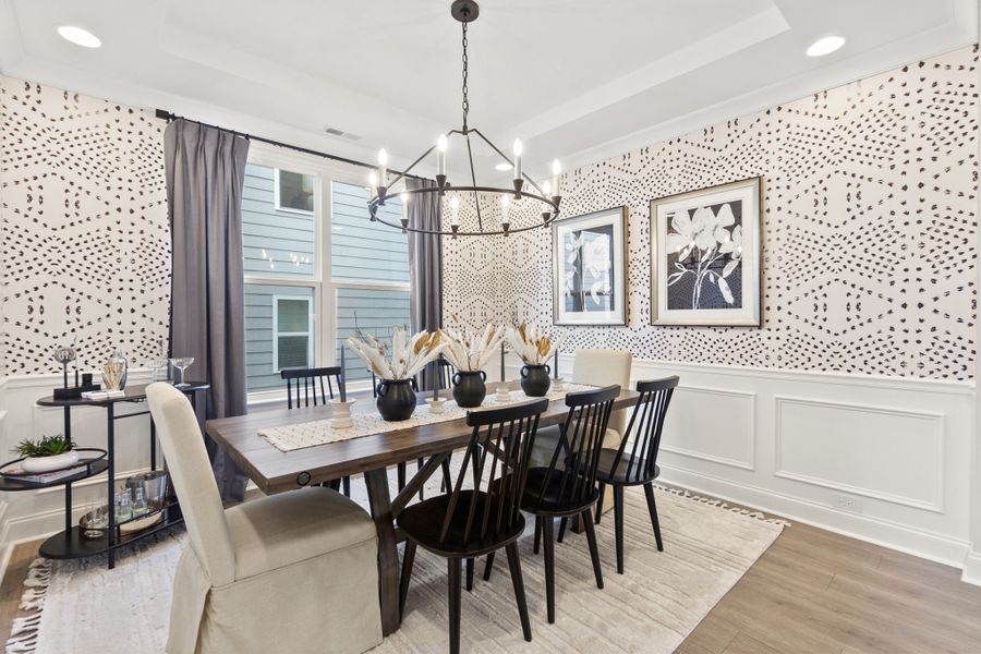 Representative furnished interior of a home built from the Somerset by Taylor Morrison in River Falls, Tega Cay (Image 10).