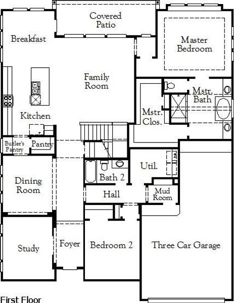 1st floor diagram