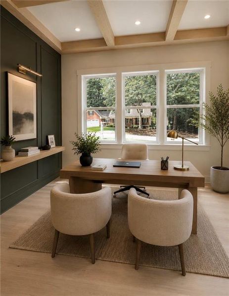 Furnished interior view inside a new home in , Peachtree Corners (Image 14).