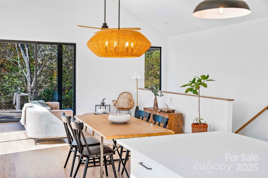 Furnished interior view inside a new home in , Asheville (Image 32).