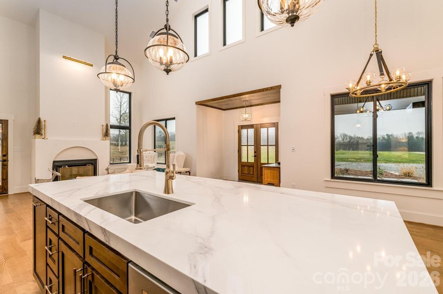 Furnished interior view inside a new home in , Cleveland (Image 12).