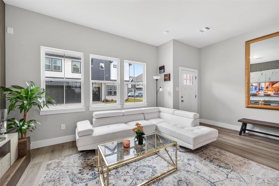 Furnished interior view inside a new home in Metro Village, Houston (Image 17).