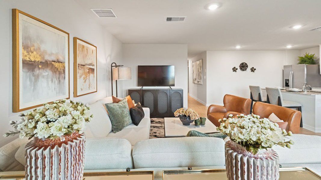 Furnished interior view inside a new home in Kokomo, Rockport (Image 5).