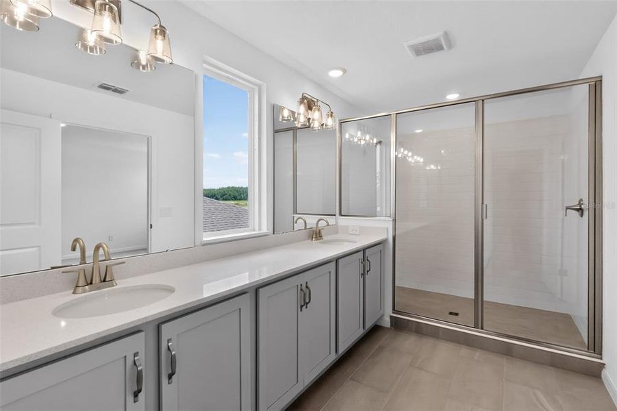 Furnished interior view inside a new home in , Kissimmee (Image 10).